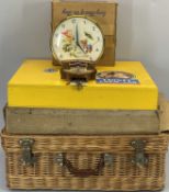 VINTAGE LIONEL CHEM - LAB - the miniature chemical laboratory for boys, in painted two door wooden