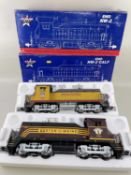 TWO USA TRAINS LOCOMOTIVES, comprising 1x R22007 Union Pacific NW-2 1026 locomotive, 1x R22032