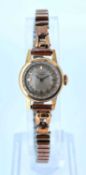 18CT GOLD LONGINES LADIES WRIST WATCH, c. 1963, Ref. 6942, Longines 17J manual wind Cal. 14.16