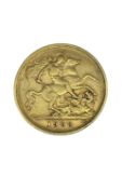 EDWARD VII GOLD HALF SOVEREIGN, 1908, 3.9gms Provenance: deceased estate Ceredigion, consigned via