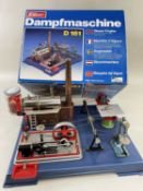 WILESCO STEAM ENGINE, 28cm high (with steam tower attached) Comments: steam engine slightly