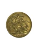 EDWARD VII GOLD SOVEREIGN, 1904, 8.0gms Provenance: private collection Swansea, consigned via our