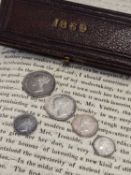 VICTORIA (1837-1901), Maundy set of four, 1869 (ESC 3521; S 3916) (rare date), in original dated