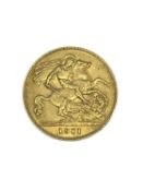 GEORGE V GOLD HALF SOVEREIGN, 1911, 3.9gms Provenance: deceased estate Ceredigion, consigned via our