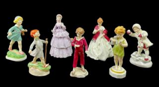 ASSORTED ROYAL WORCESTER FIGURES, comprising 3087 