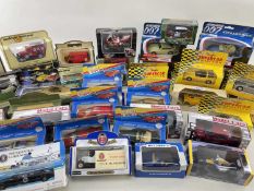 ASSORTED BOXED DIECAST VEHICLES to include Welly BMW Z4, Audi TT, Mercedes Benz CLK GTR x 2, BMW X6,