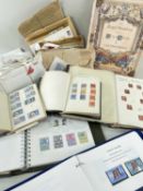 MIXED COLLECTION OF BRITISH & COMMONWEALTH STAMPS, including Utile Hinged Leaf Album containing