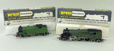 TWO WRENN RAILWAYS LOCOMOTIVES, comprising W2220 2-6-4 TANK G.W.R, 00/H0 gauge, 20cm length and