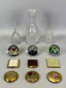 CAITHNESS STUDIO GLASSWARE - 'Moonscape' paperweight designed by Colin Terris, No 152, a 'Helter