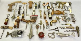 MISCELLANEOUS & OTHER CORKSCREWS - to include Guinness, Watney's Brown Ale, Double Diamond ETC