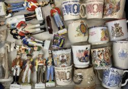 COMMEMORATIVE & OTHER ORNAMENTS - a Laura Knight 1937 Coronation mug, 1911 enamel Coronation