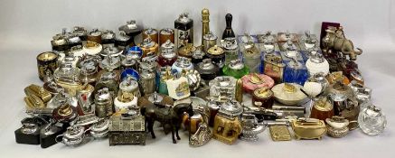 VINTAGE & RETRO TABLE LIGHTERS - wood, glass, perspex, Bakelite and other materials