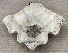 GARDEN PLANTER - composition handkerchief shaped example, 32cms H, 81cms W, 81cms D