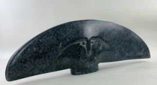 DARREN YEADON Pembrokeshire 'Preseli' bluestone sculpture - statua stele (the stele statues