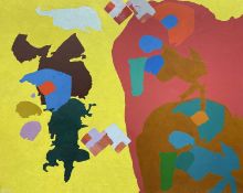 ‡ ERIC MALTHOUSE oil on canvas - entitled verso 'Step Off Again', signed verso and dated December