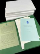 GWASG GREGYNOG, 2005 - Miscellanea, 5 of 25 copies of the green edition, each portfolio contianing