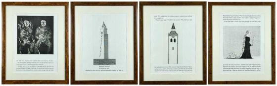 ‡ DAVID HOCKNEY R.A., engravings – four illustrations for 'Six Fairytales from the Brothers Grimm'
