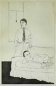 ‡ DAVID HOCKNEY R.A. etching - ‘Beautiful and White Flowers’ from 'Illustrations for Fouteen Poems