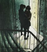 ‡ PETE KOSOWICZ (British, b. 1959) limited edition (47/50) coloured etching - entitled 'On the