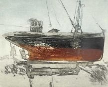 ‡ GORDON E MILES (British, b. 1947) limited edition (54/100) etching and aquatint - entitled on