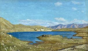 SYDNEY LEE R.A. (1866-1949) oil on canvas - The Hospice, Moncenisio near Suzza, Piedmont, signed and