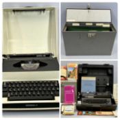 BROTHER SUPER 7,900 PORTABLE TYPEWRITER in case, Imperial 300 portable typewriter in case, vintage