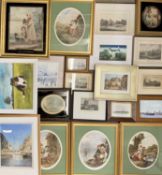 JOHN OWEN HUGHES 1980 watercolour - sailing boat in harbour, titled verso 'Sark Harbour', signed and