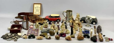 VARIETY OF MIXED COLLECTABLES including a Bulova Precisionist gent's wristwatch, a Stauer gent's