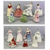 ROYAL DOULTON FIGURINES (14) - 'Kate' HN3765, 'Hazel' HN3167, 'Amy' HN3316, ''Genevieve' HN1962, '