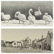 IEUAN WILLIAMS (Anglesey artist, b. 1946) pencil sketches (2) - 