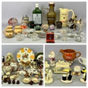 HOBBS WELCH DESIGN - Gordon's Special Dry London Gin bottle form water jug with lid, a Wade PDM