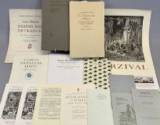 BOOKS - Gwasg Gregynog, various volumes including a descriptive catalogue of printing at Gregynog