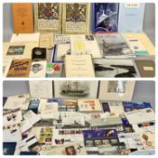 FIRST DAY COVERS & STAMPS, a small collection, nautical ephemera, engravings, ETC