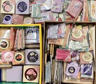 EMBROIDERED ITEMS by 'Elkora' including keyrings, lady's purses and bookmarks, ETC, also a selection