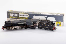 WRENN W2227 4/6/2 LMS LINED BLACK LIVERY PRINCESS CORONATION CLASS LOCO No.6254 'City of Stoke-on-