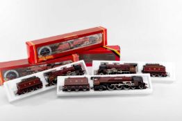 THREE HORNBY RAILWAYS OO GAUGE STEAM LOCOMOTIVES, comprising R357 4/6/0 patriot class locomotive,