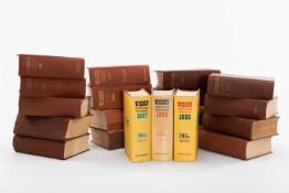 WISDEN CRICKETER'S ALMANACK, 1950-1969, complete run, 3 with dws (20)