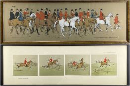 'SNAFFLES' CHARLES JOHNSON PAYNE (1884-1967) 'The glad throng goes laughing along' heightened chromo
