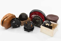 ASSORTED CENTRE-PIN FISHING REELS, including boxed Grice & Young Avon 'Royal' 3 3/4