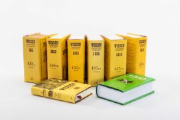 ASSORTED WISDEN CRICKETERS' ALMANACKS, comprising 1985, 1998, 2010, 2012, 2015, 2016, A Wisden