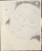 Keith Bayliss. “Saint Julian of the Water”. Pencil drawing from a series in response to the fabled