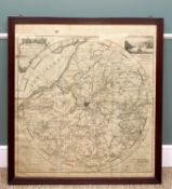BRISTOL. Donne (Benjamin). Map of the Country 11 Miles Round the City of Bristol, 2nd edition, 1802,