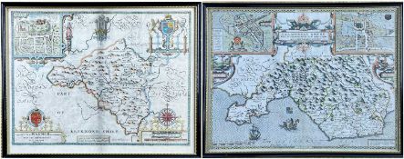 GLAMORGANSHIRE. Speed (John), Glamorgan Shyre, with the situations of the Cheife Towne Cardyff and