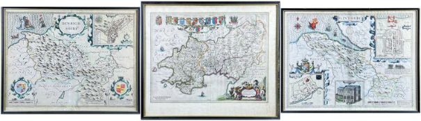 FLINTSHIRE. Speed (John), Flint-shire, published John Sudbury & George Humble, circa 1610, hand