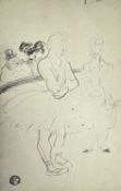 HENRI DE TOULOUSE LAUTREC (b.1864), lithograph - 'The Show', 35 x 23cm Comments: lithograph laid
