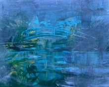 ‡ RONALD LOWE (British 1932-1985) oil on board - entitled verso 