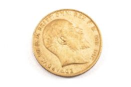EDWARD VII GOLD SOVEREIGN, 1906, 8.0gms Provenance: private collection Ceredigion