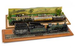 '0' GAUGE ELECTRIC STEAM LOCOMOTIVE 3217 'EARL OF BARLCAY' AND TENDER, in GWR livery, with three