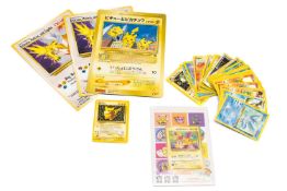 LOOSE POKEMON CARDS INCLUDING JAPANESE PIKACHU BIRTHDAY PIKACHU SECOND ANNIVERSARY CARD AND