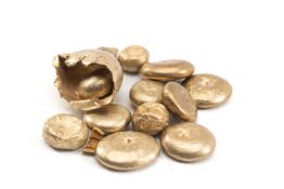 BETWEEN 5GMS & 5.1GMS OF PURE WELSH GOLD FROM THE ST. DAVIDS MINE refined to nine carat gold, with